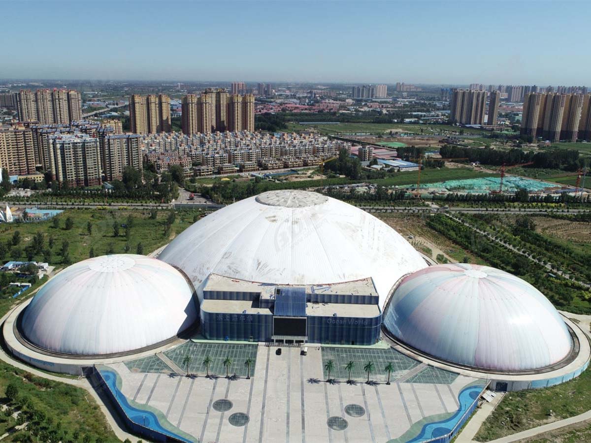 Air Support Dome for Green & Smart Sport Stadium-Soccer, Tennis, Pool, Volleyball