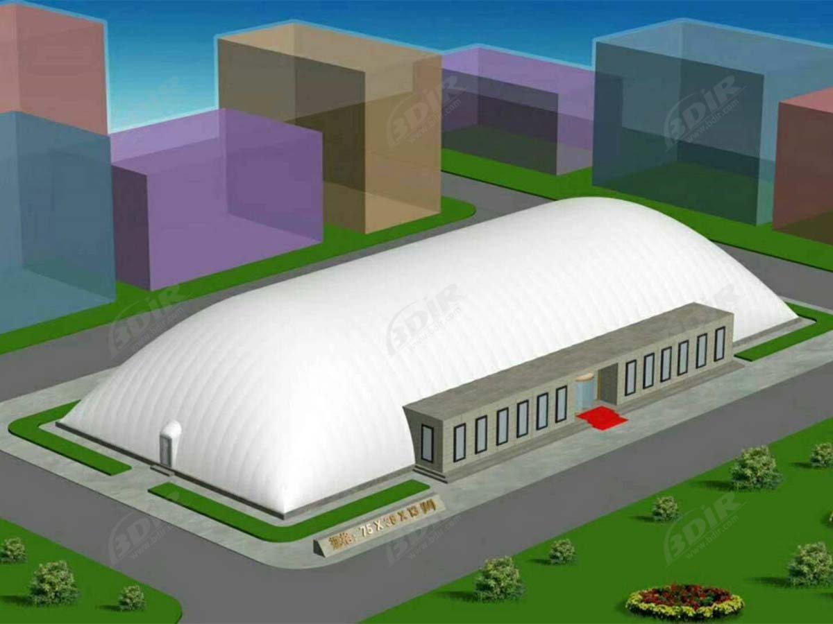 Air Supported Large Dome Structures - Agriculture | Farming Biodomes Greenhouses