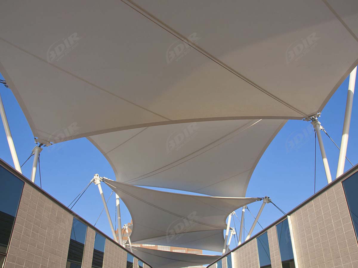 Estruturas de Coberturas de Membrana Personalizadas -PVC / PTFE / ETFE Cobertura de Construção de Membrana de Telhado