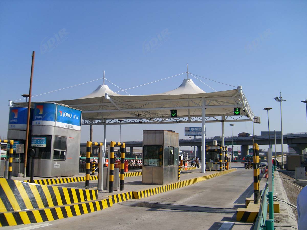 Highways Toll Plaza, Toll Booths, Toll Station Entrance Gate Tensile Structures