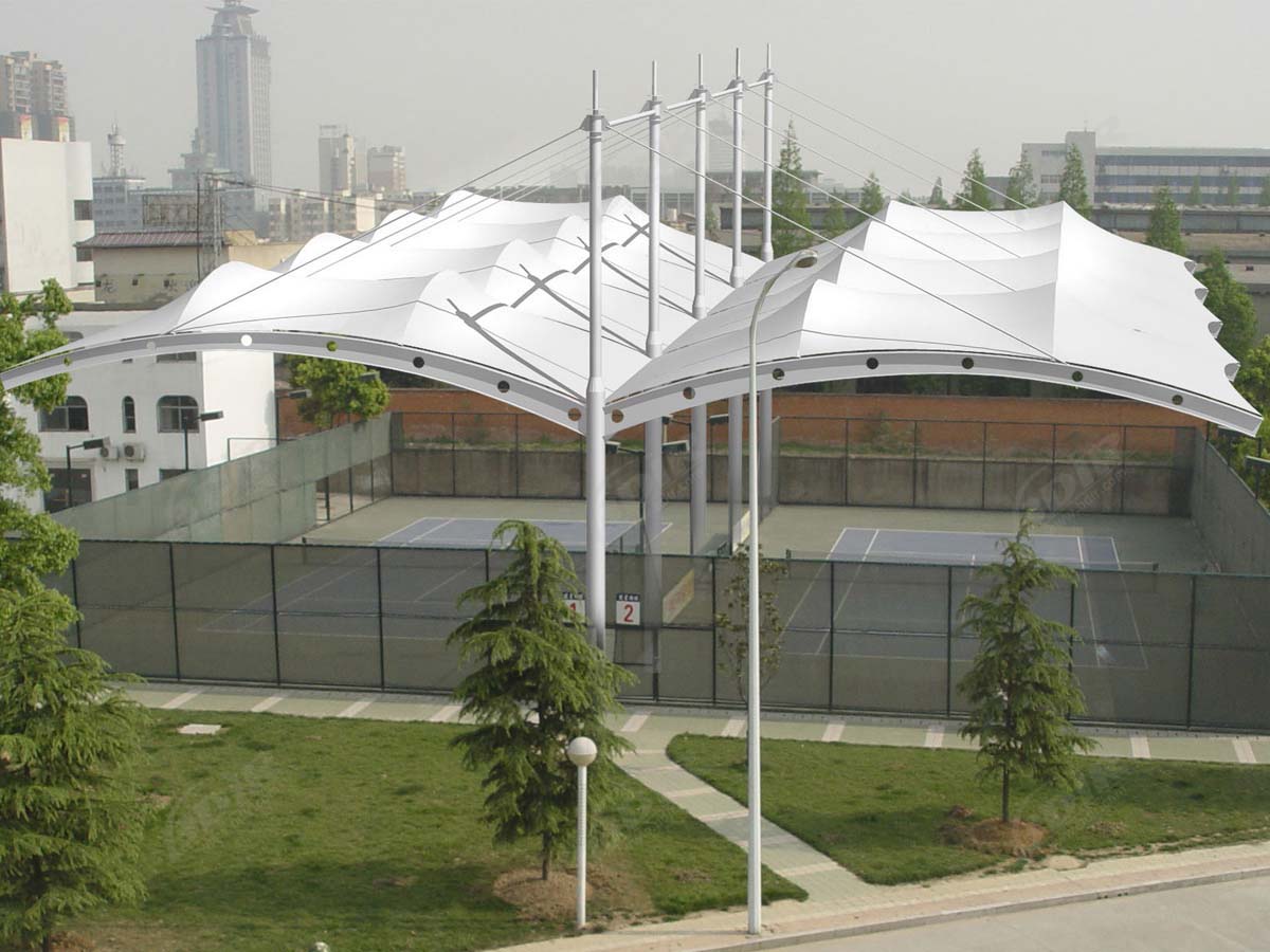 Tenis Kortu Gölge Yapıları | Kapalı Tenis Inşaatı Için Tenteler