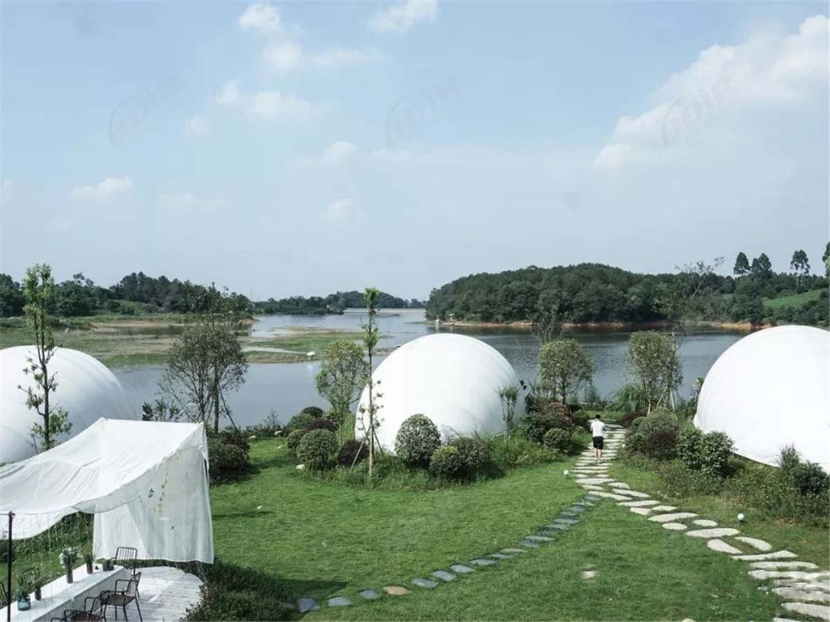 Melhor Cabana de Acampamento Permanente Hotel de Barraca, Pousadas de Luxo com Concha de Luxo - Chengdu, China