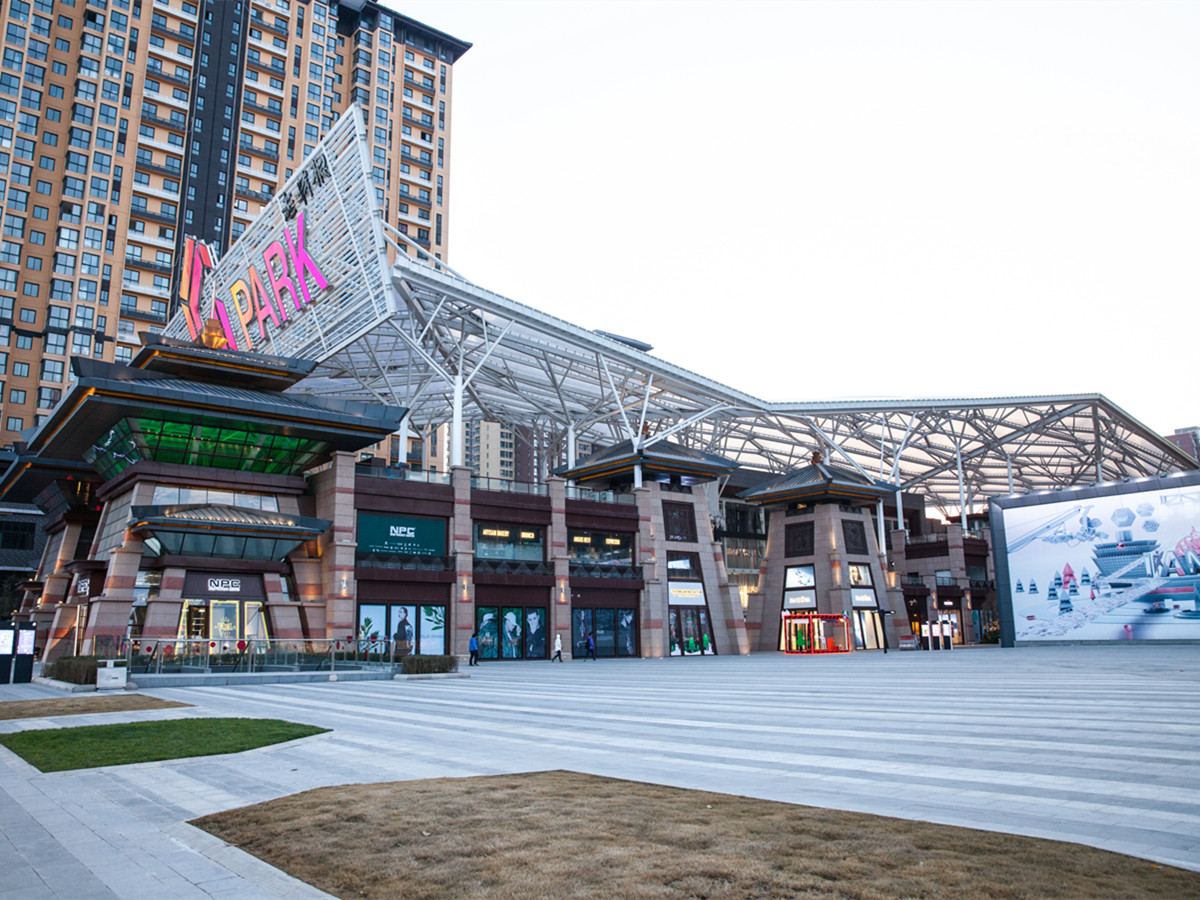 Подушка ETFE для бизнес-центра G-Park | самый большой надувной мембранный навес на западе Китая