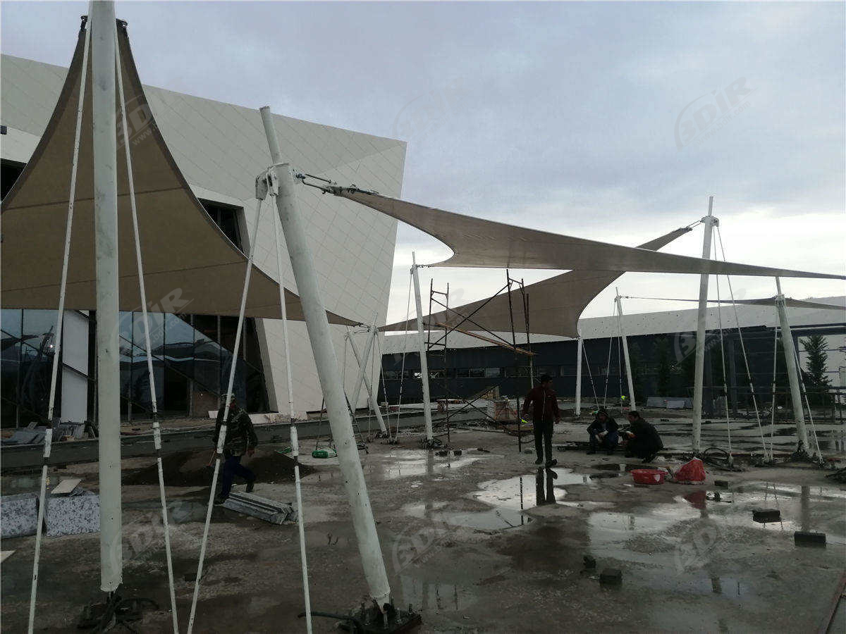 Construção de Serviços Municipais Estrutura de Paisagem Tênsil - Azerbaijão