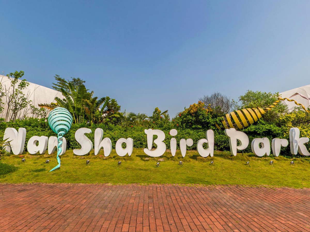 Nan Sha Kuş Parkı Çekme Gölge Yapısı - Nansha, Çin