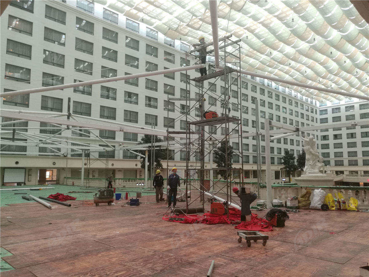 Estrutura de Tração do Guarda-Sol de Xianglu International Hotel-Xiamen, Fujian, China