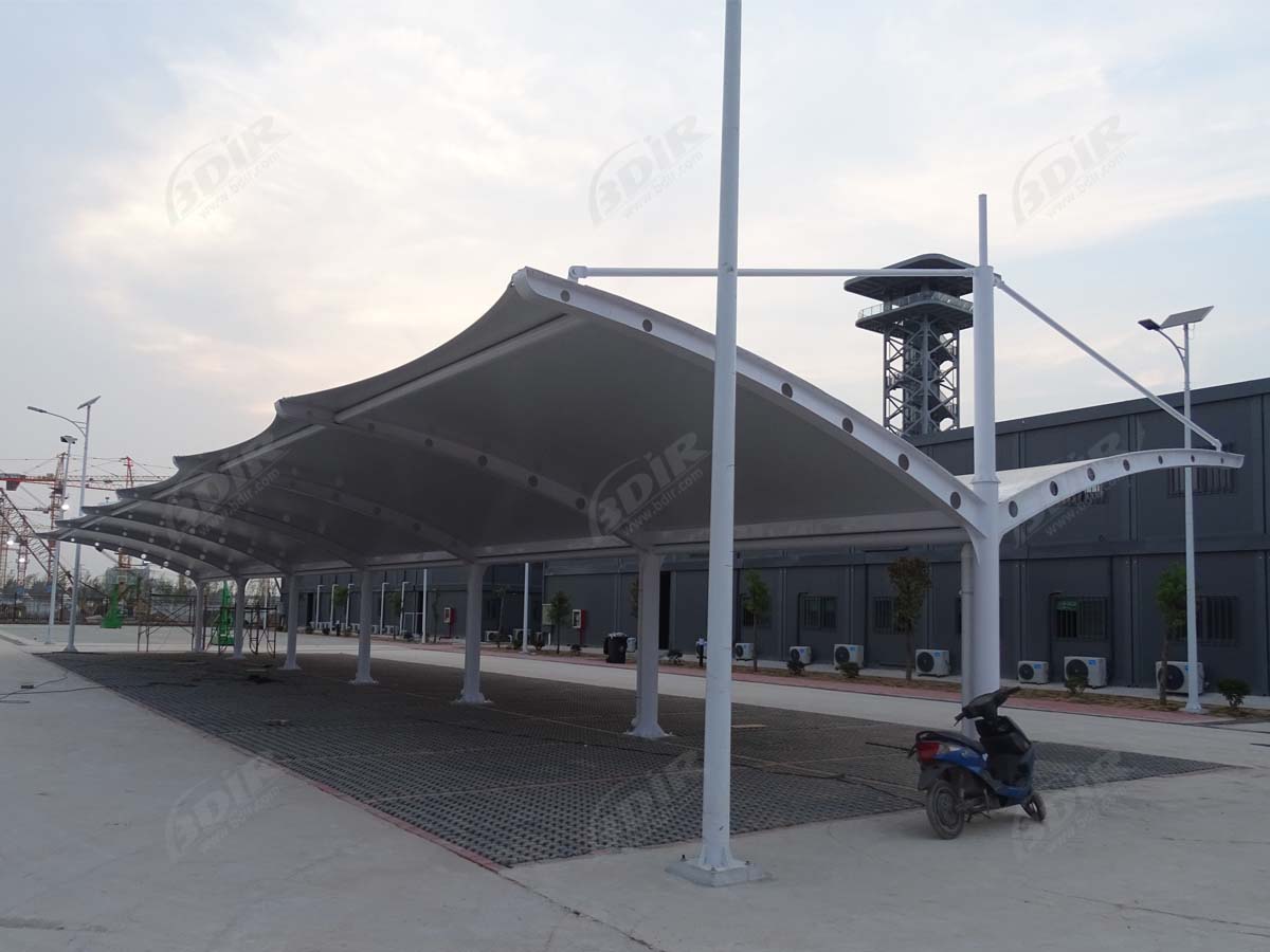 Car Parking Roof Structure for China Architecture Design and Research Institute