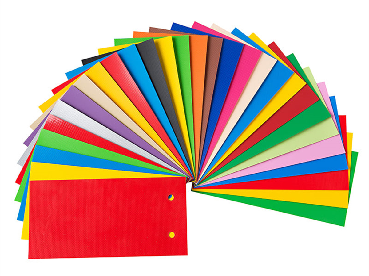 Materiale e Design Colorati per Tessuti In PVDF 950 Gsm per Tenda da Sole, Tettoia, Tenda da Sole