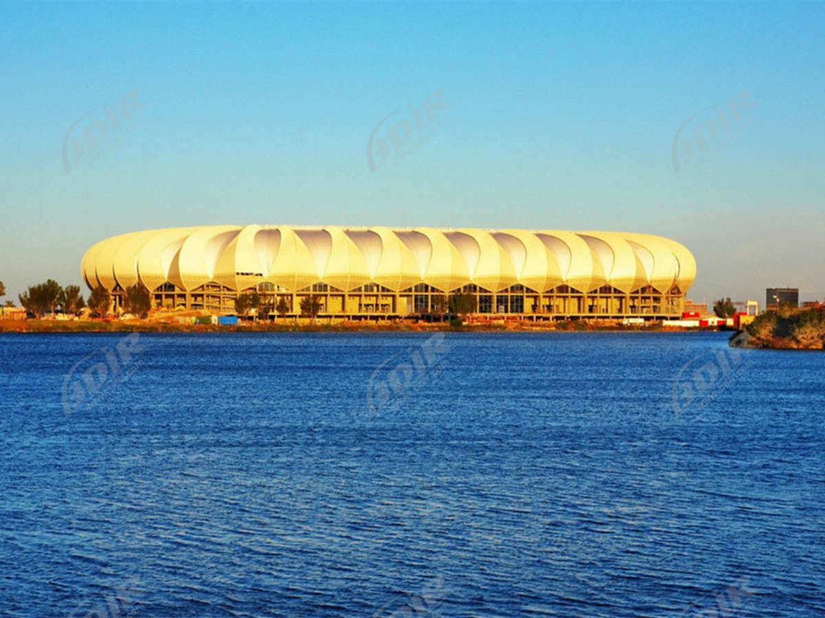 Spannungsstruktur des Mandela Bay Stadions