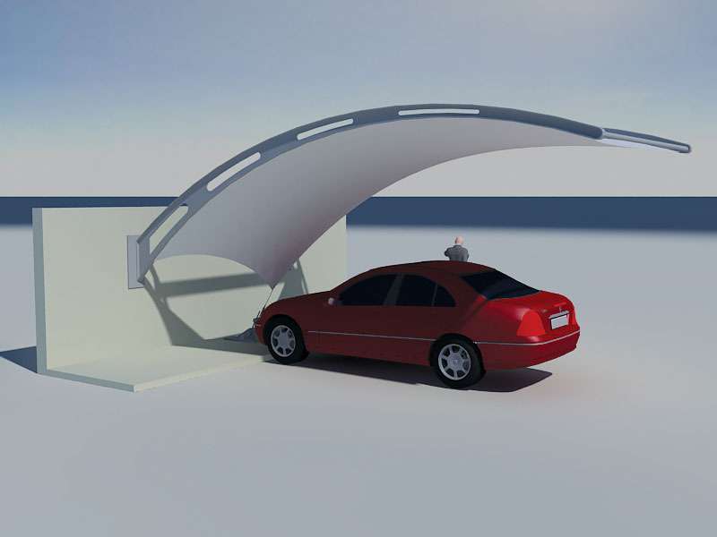 Cantilever Parkings Hangars Fournisseurs Structures - Conception Mono-Baie
