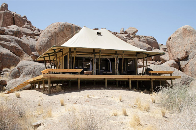 Luxe glamping-tent of aangepaste glamping-tent