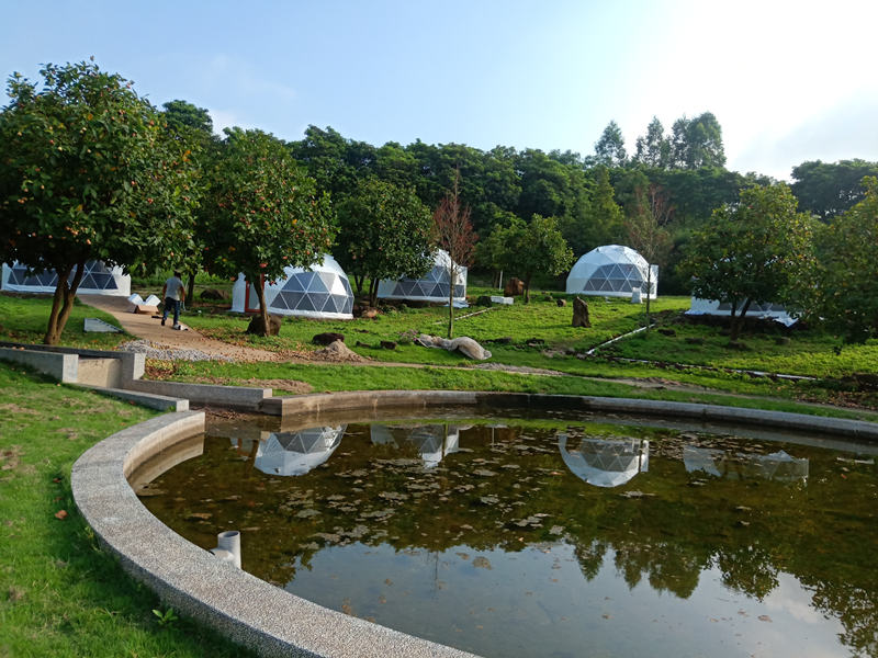 Tenda de Cúpula Geodésica É Atualmente o Hotel de Acomodação Mais Popular Na Área Cênica