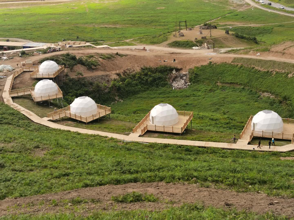 12 Stuks Eco Geodetische Woonhuizen | Duurzame Accommodatie voor Koepels - Hunan, China