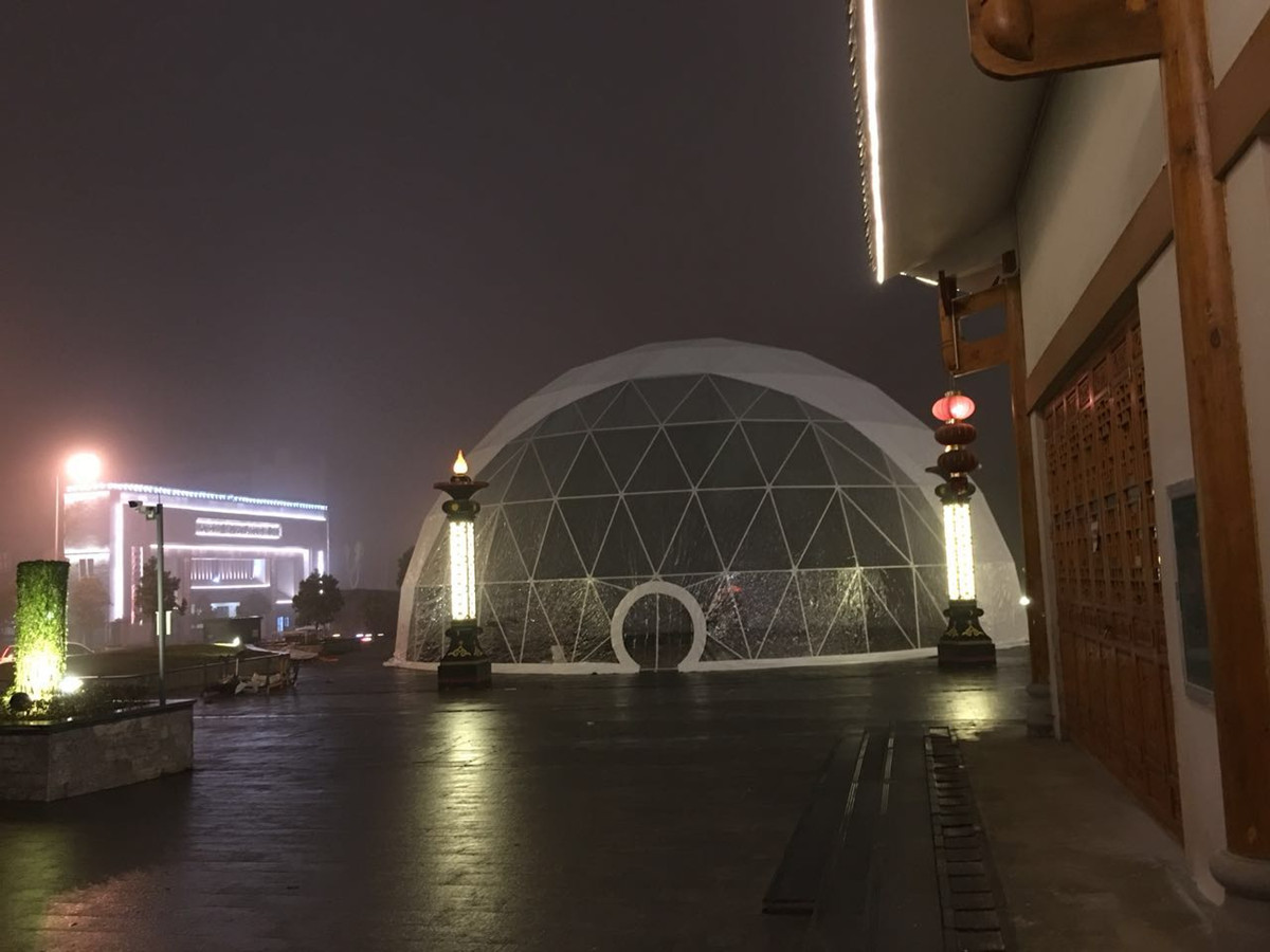 Stand de Feria Comercial Innovador de 20 M | Cúpula de Exposiciones | Carpa para Eventos Al Aire Libre - Guizhou, China