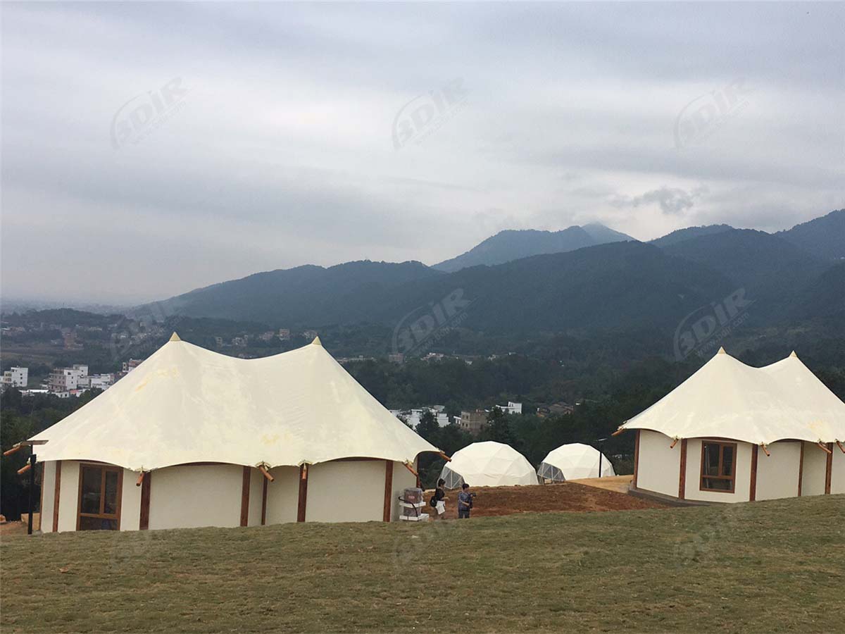 Resort di Lusso Glamping Tenda Sul Fiume con Lodge Tendato