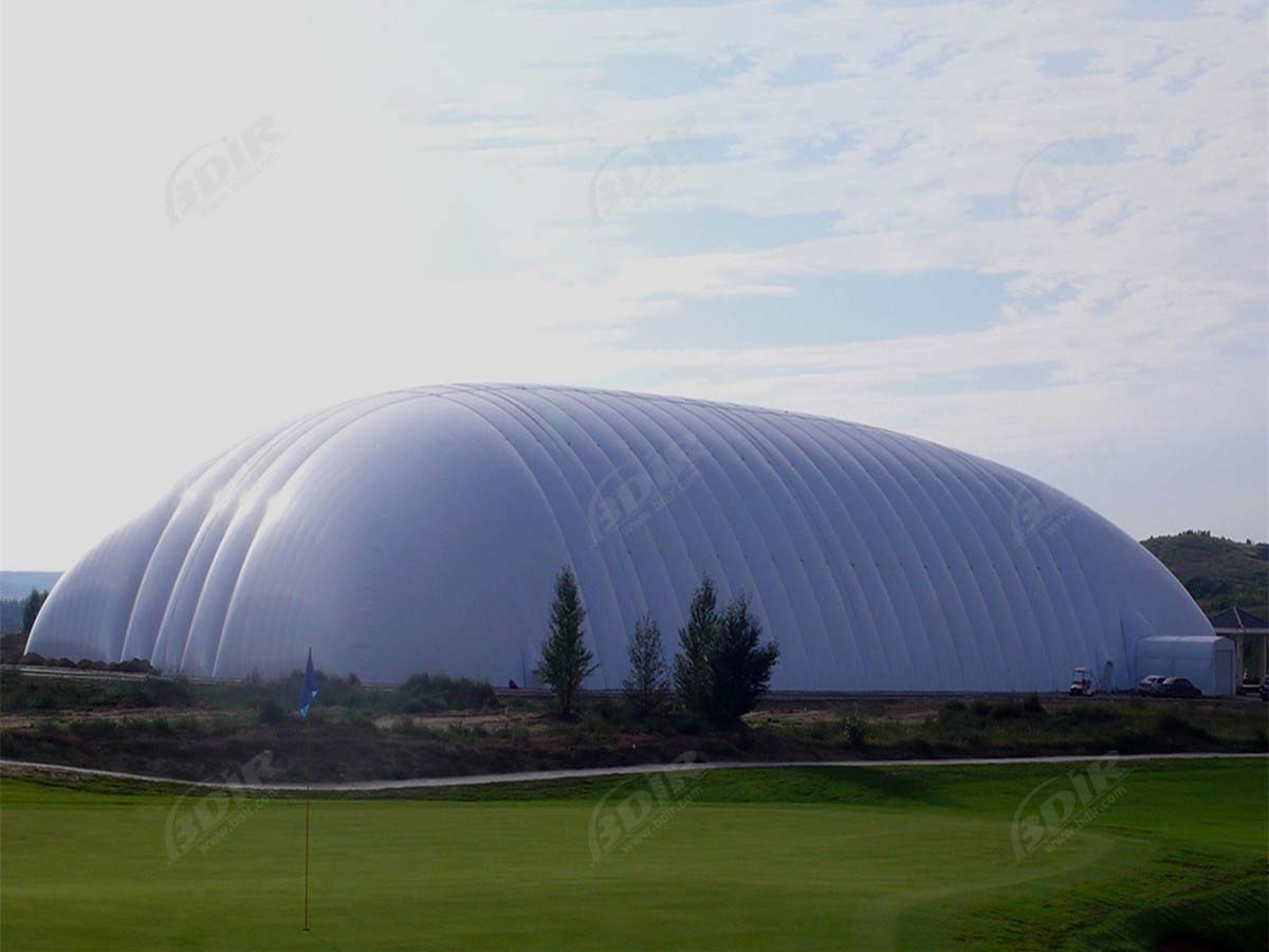 Air Domes, Air Bubbles, Inflatable Structures for Environment, Soil Remediation & Sewage Cover