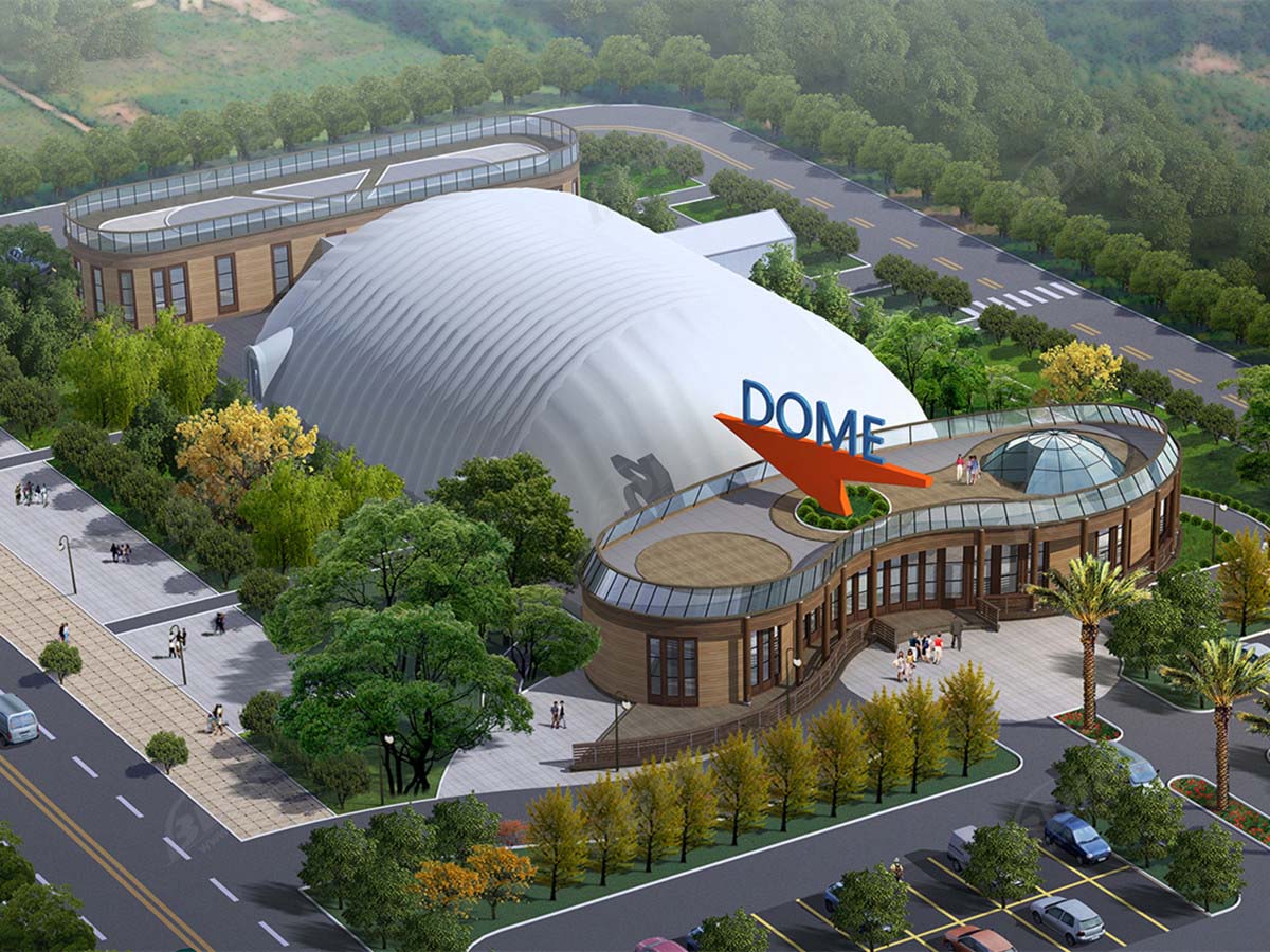 Air Support Dome for Green & Smart Sport Stadium-Soccer, Tennis, Pool, Volleyball
