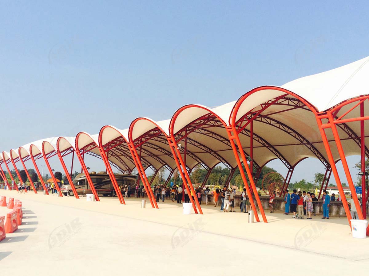 Trekstructuren van Busstation - Luifels van Bushaltes, Schuilplaatsen, Daken