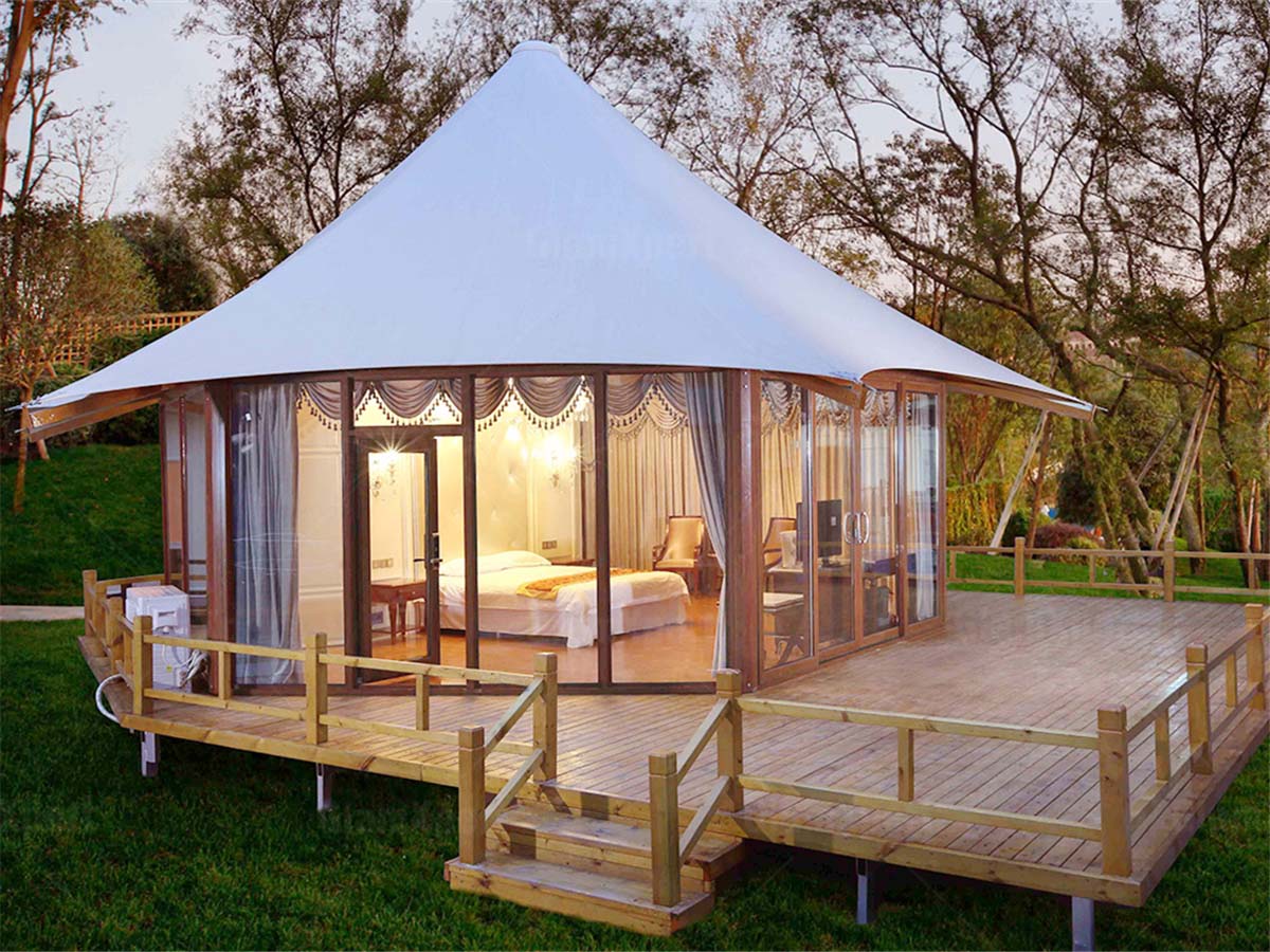 Camping Tents, Tent Lodge, Tented House Capella Ubud, Bali, Indonesia