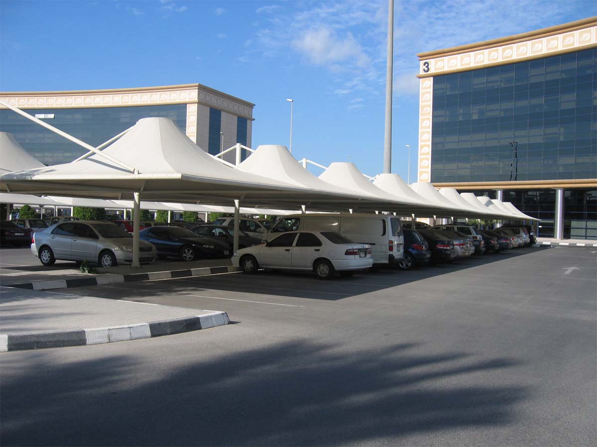 Cone Car Parking Sheds - Conical Car Parking Shades Structures Suppliers