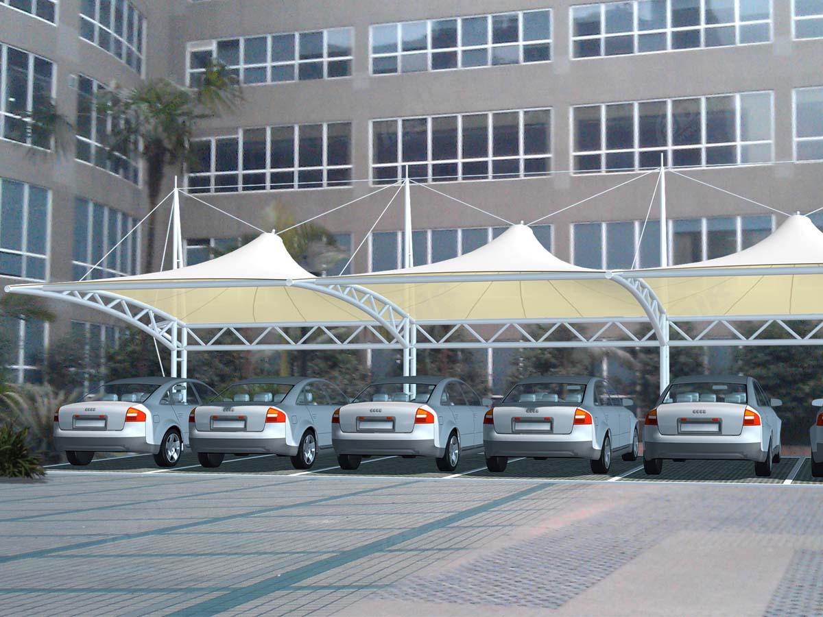 Capannoni di Parcheggio Auto a Cono - Fornitori di Strutture per Tende da Parcheggio per Auto Coniche