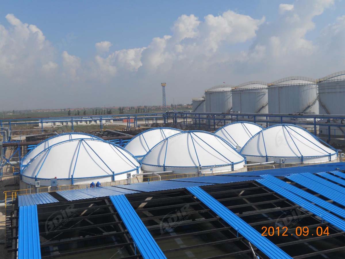 Kuppeln Zugkonstruktionen für Biogas- und Wasserspeicherabdeckung, Dach, Überdachung