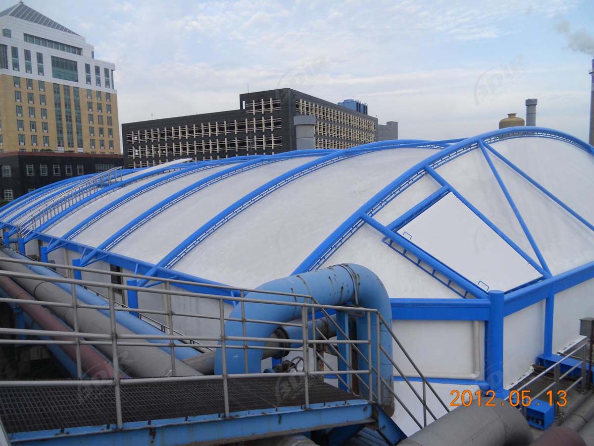 Cúpulas Estructuras Extensibles para Biogás y Cubierta de Almacenamiento de Agua, Techo, Cubierta