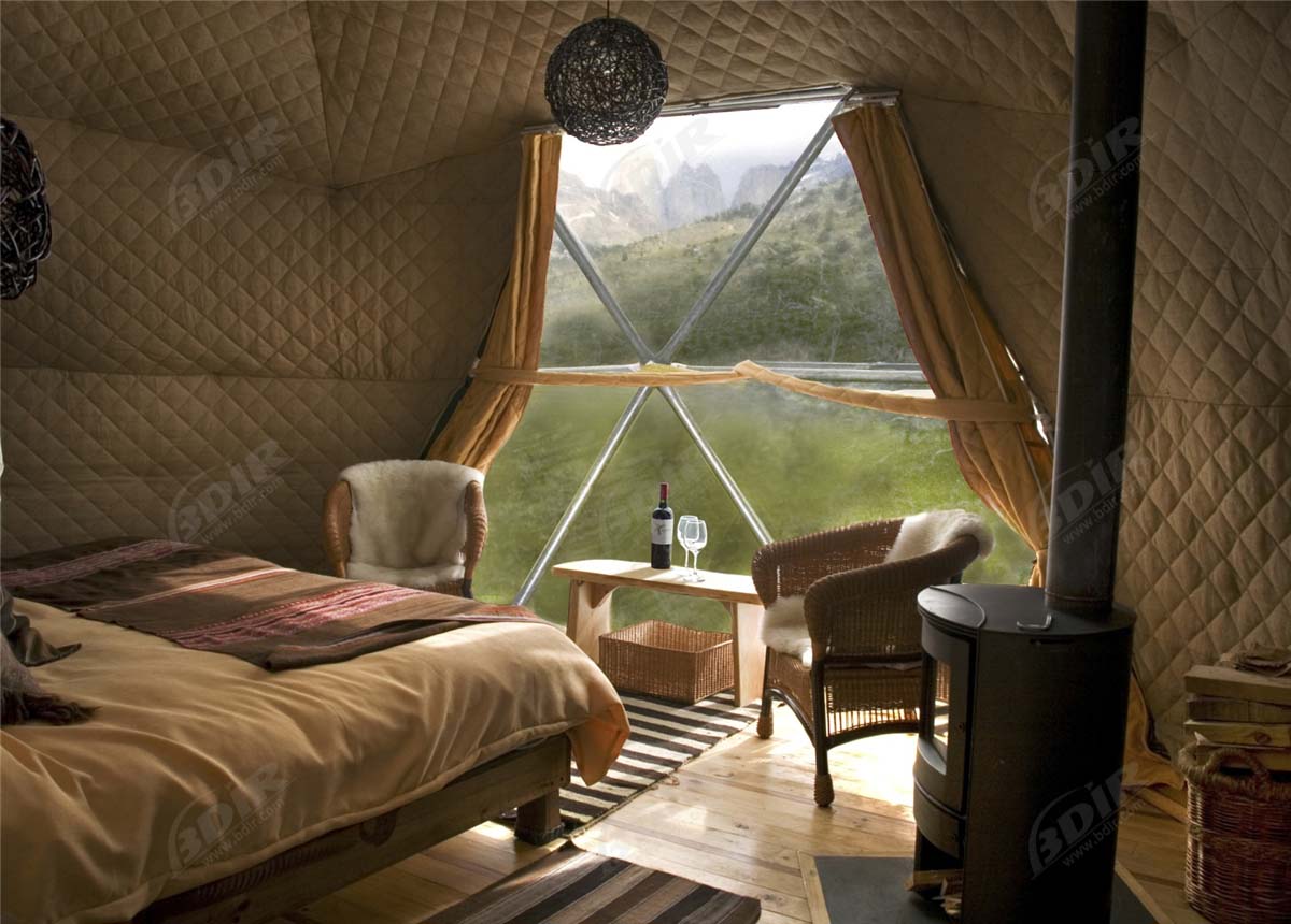 Umweltfreundliche Kuppelzelte Hotel | Patagonien Nachhaltige Camping Domes Resort