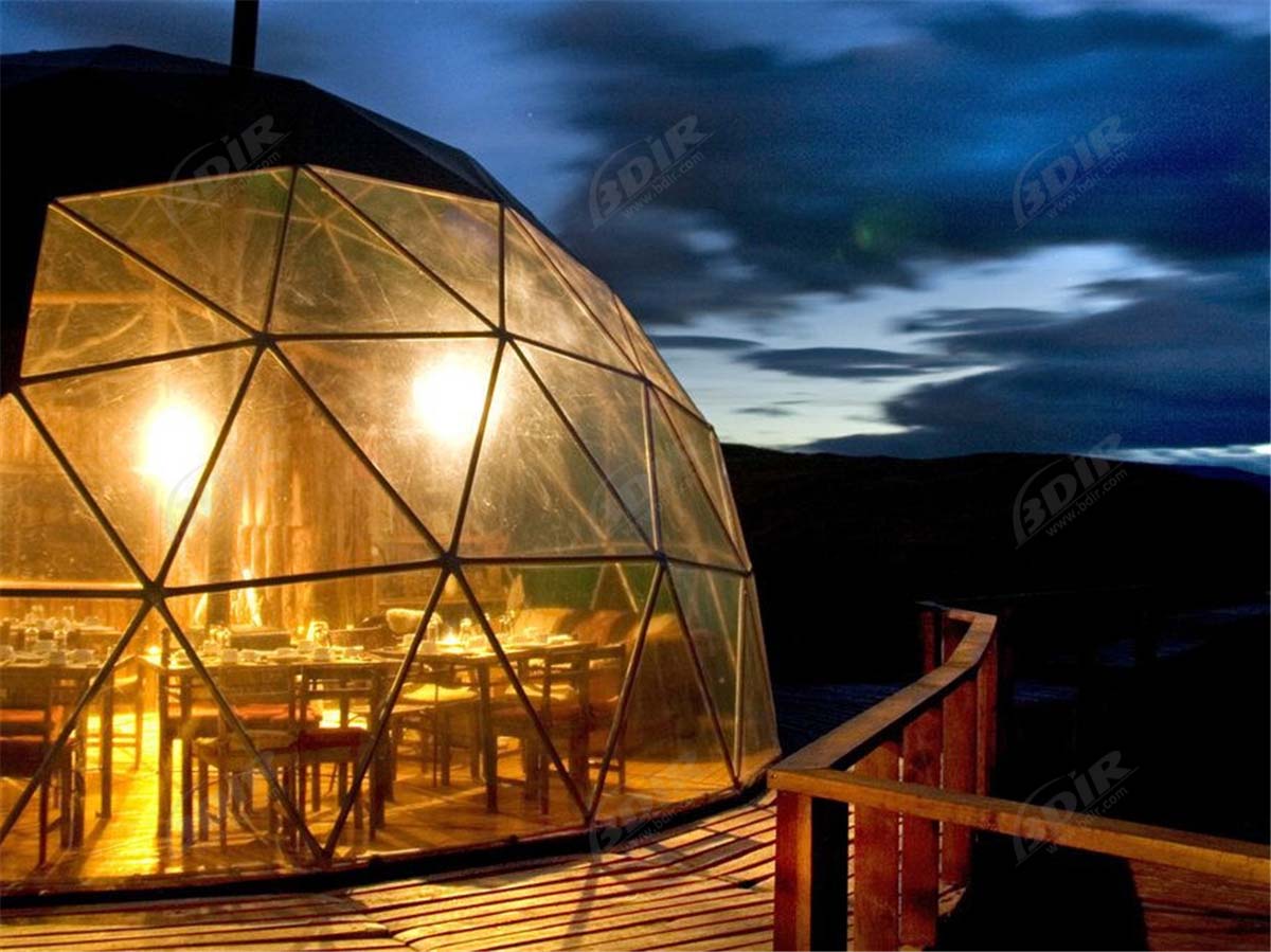 Hotel Ramah Lingkungan Tenda Kubah | Patagonia Berkelanjutan Berkemah Kubah Resort