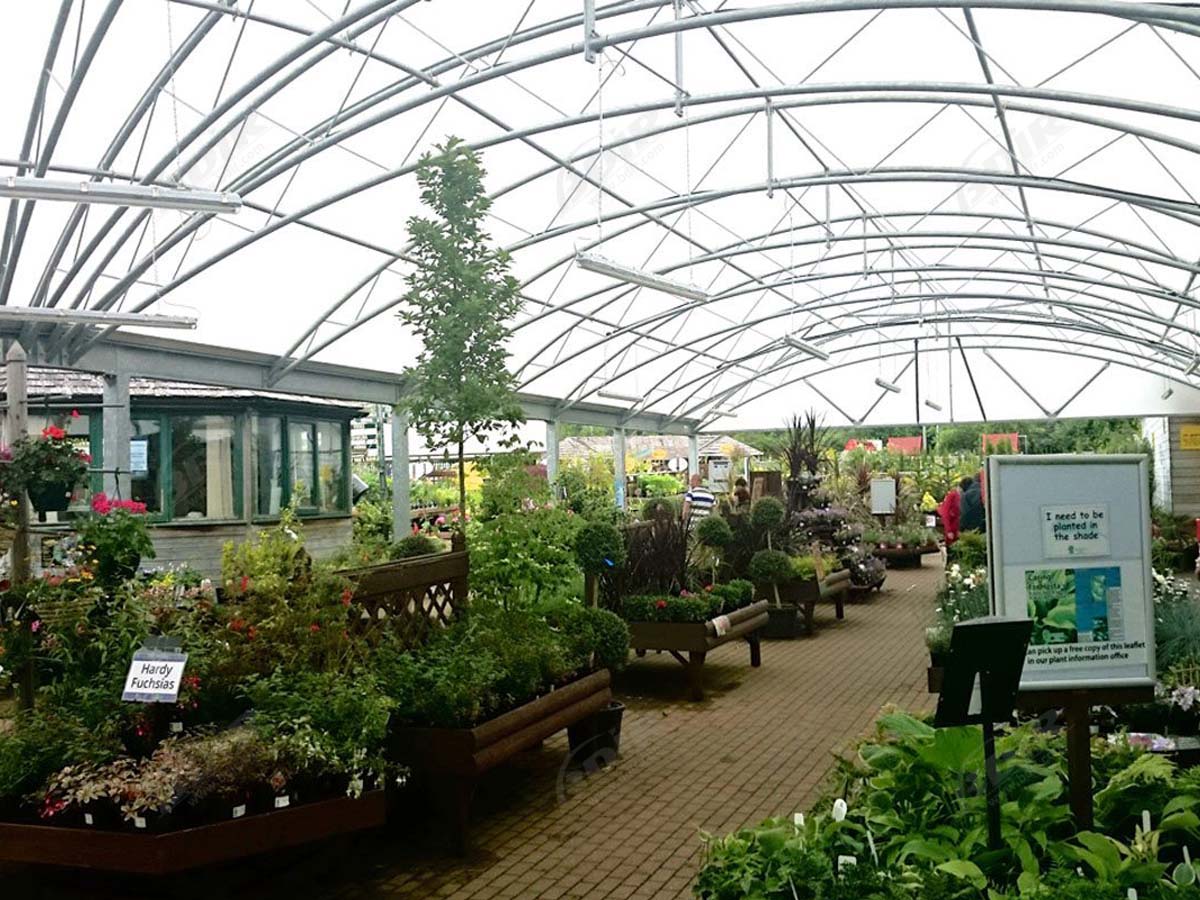 Tensostruttura ETFE per Orticoltura, Orto Botanico, Arboreto
