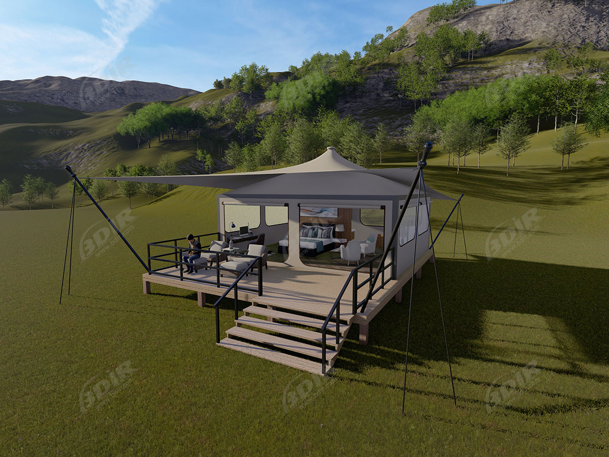 эко-палатка вилла | элитный дом в деревне курорт - дизайн & производителя