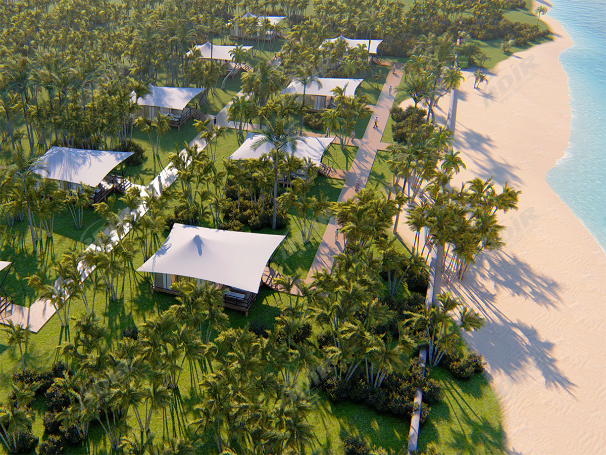 Ekolojik Glamping Çadırı Villası | Lüks Ev Köyleri Resort - Tasarım & Üretici