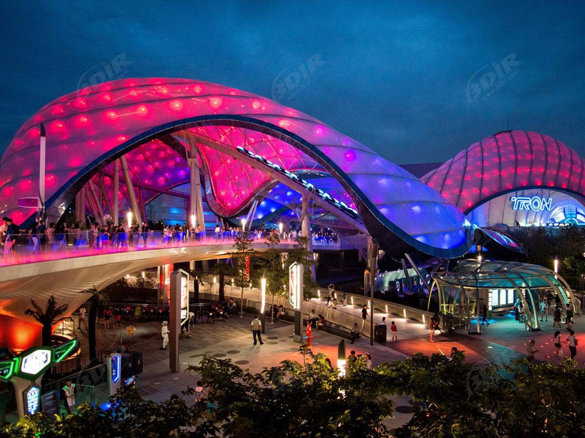 Disney Resort Station - Ünlü ETFE Membran Yapıları