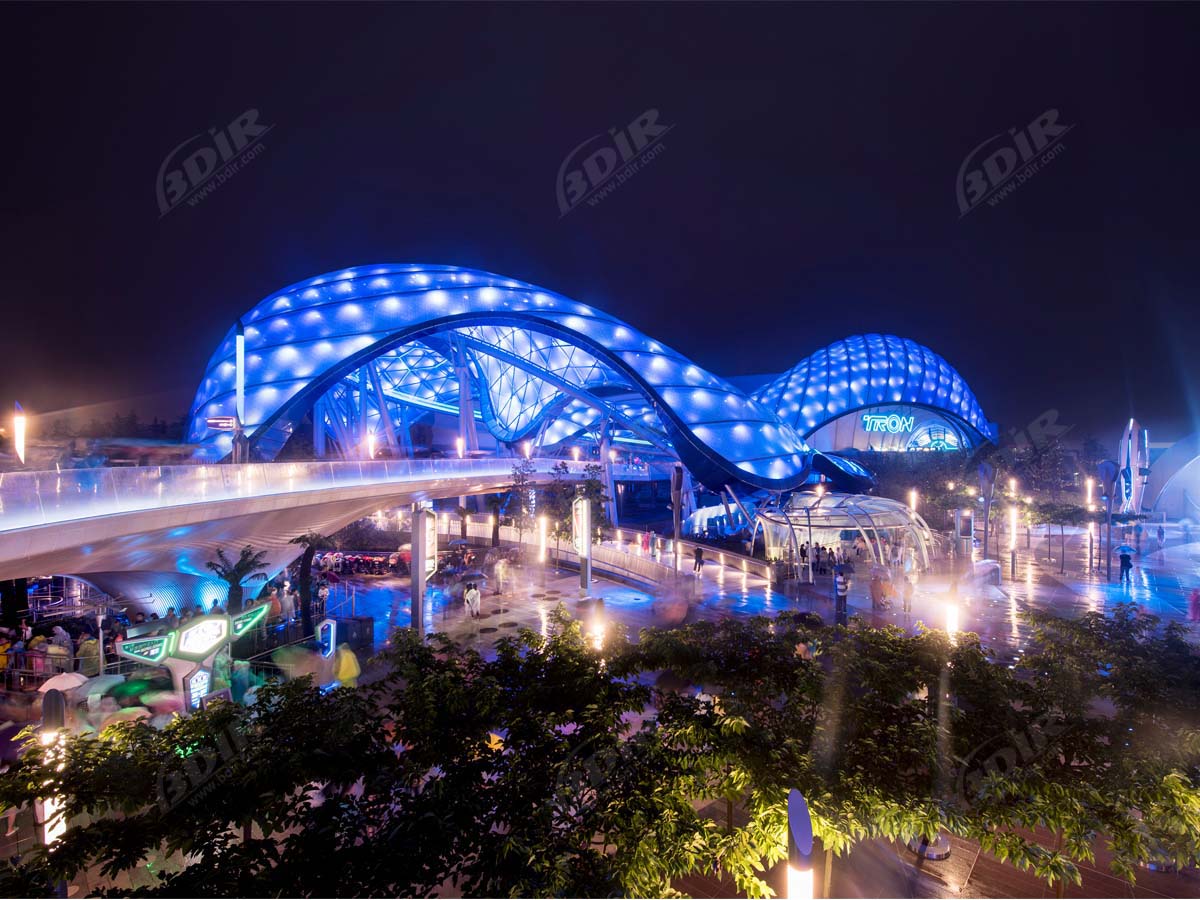 Disney Resort Station - Beroemde ETFE Membraanstructuren