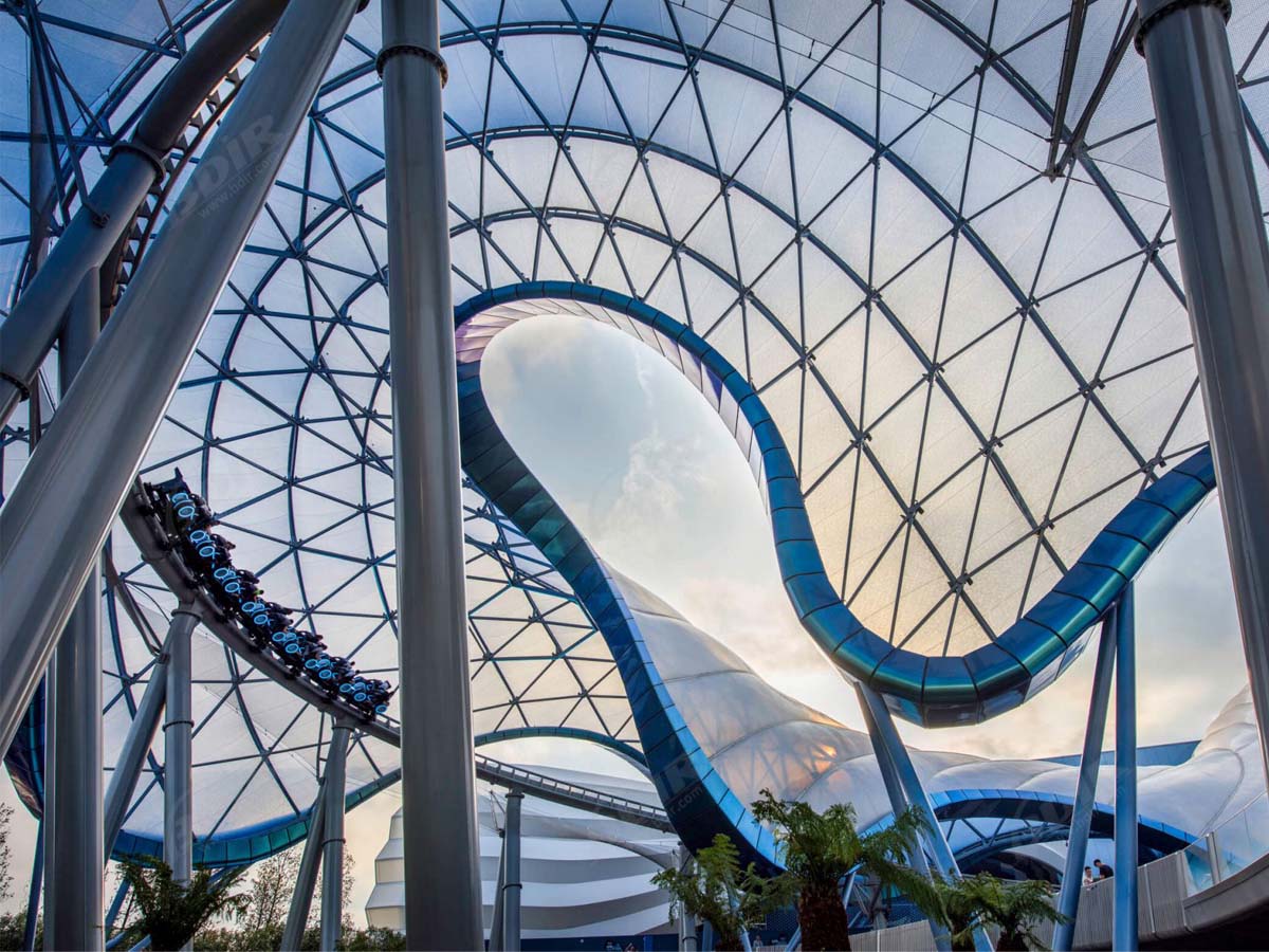 Disney Resort Station - Berühmte ETFE Membranstrukturen
