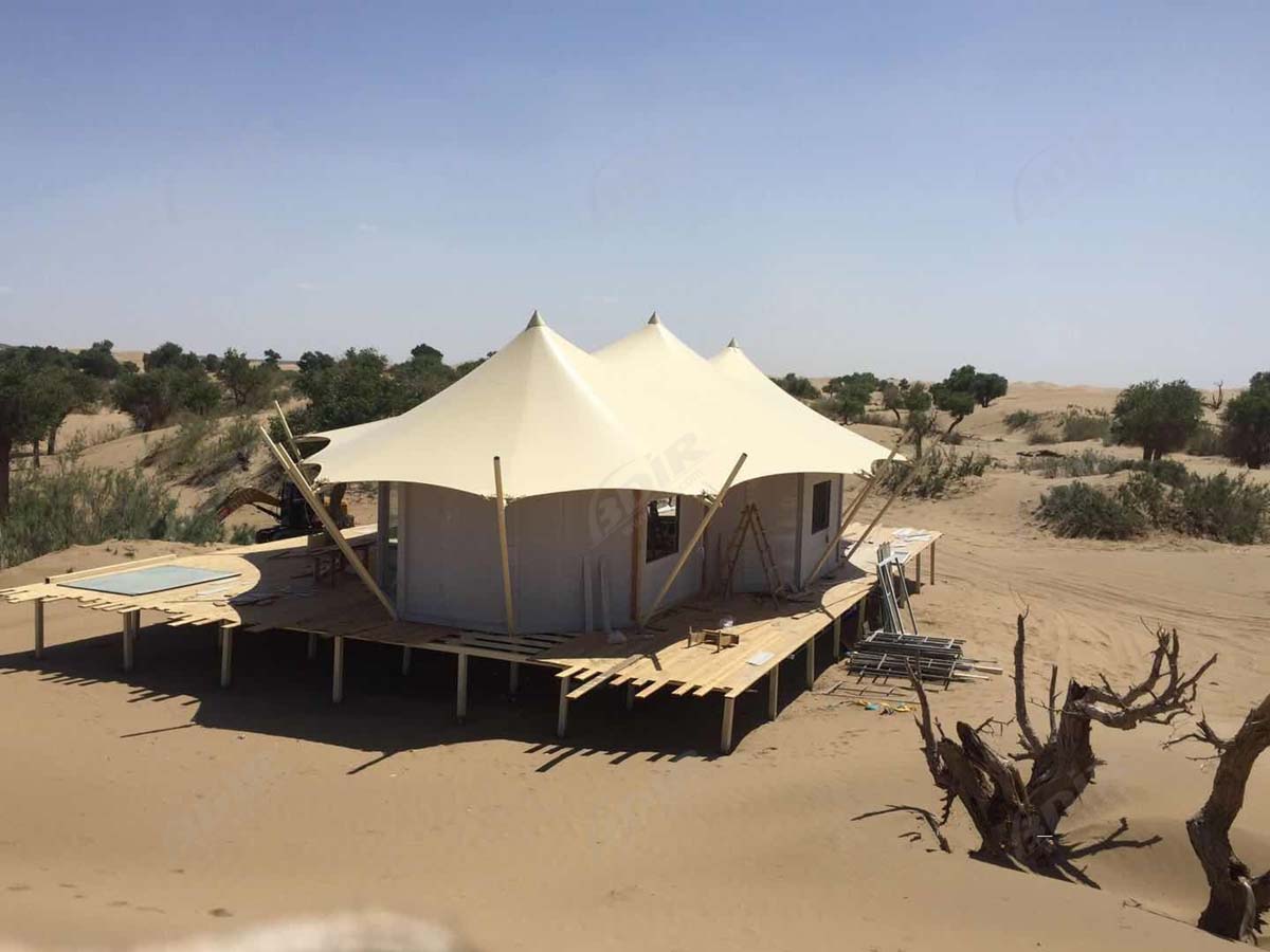 Omán, el Resort de Tiendas de Campaña Icónico Más Lujoso, Tiendas de Lona del Desierto