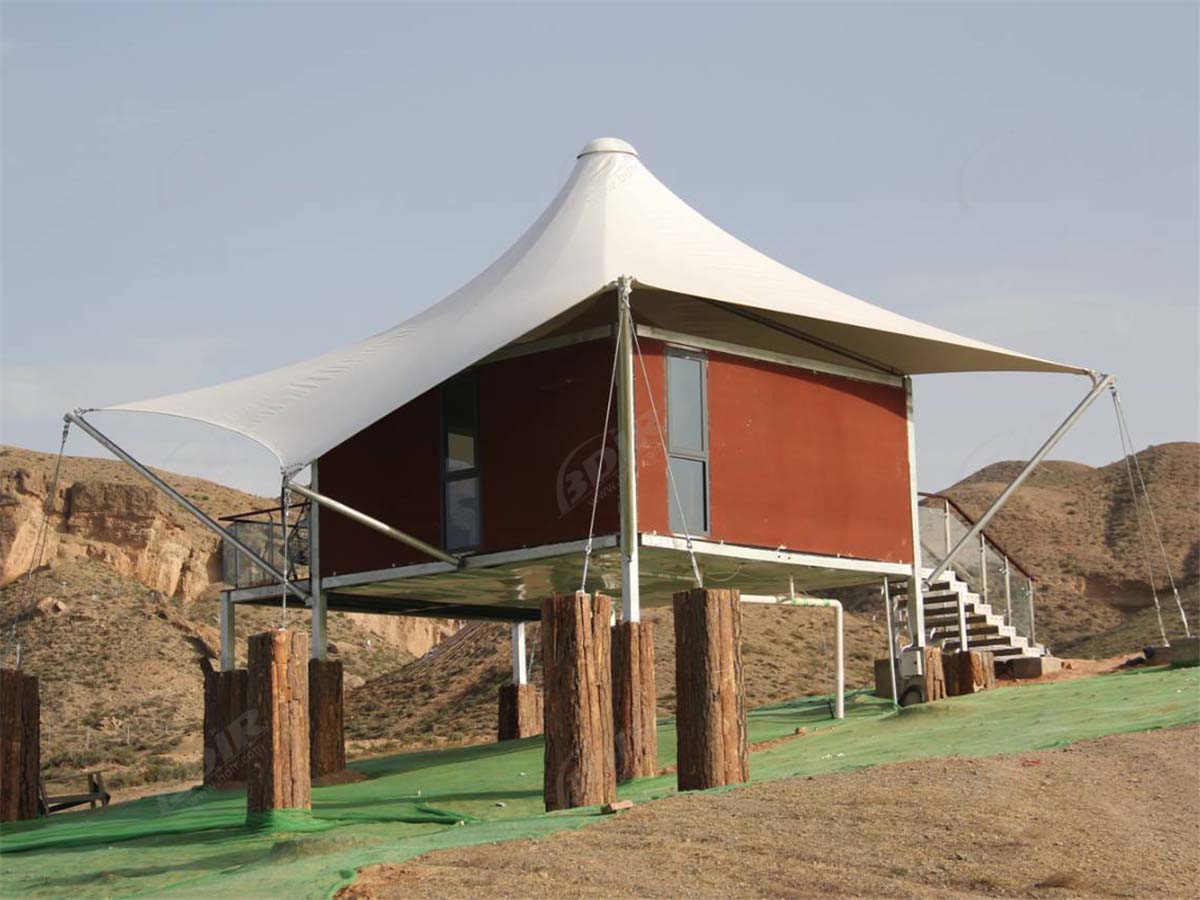 Oman Meest Luxueuze Iconische Woestijn Tent Resort, Canvas Woestijn Tenten