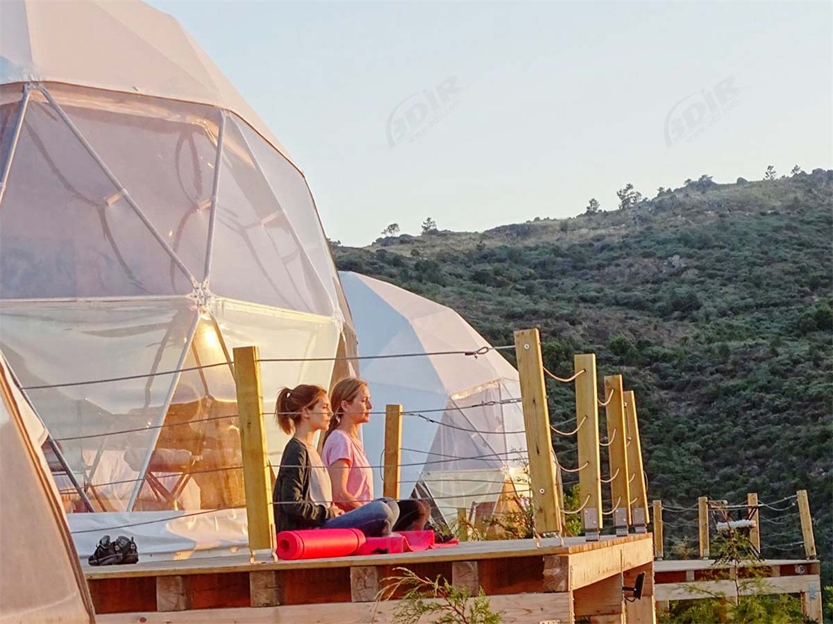 Палатка "Светящиеся купола" | Роскошные Дома для Кемпинга Купол - Португалия