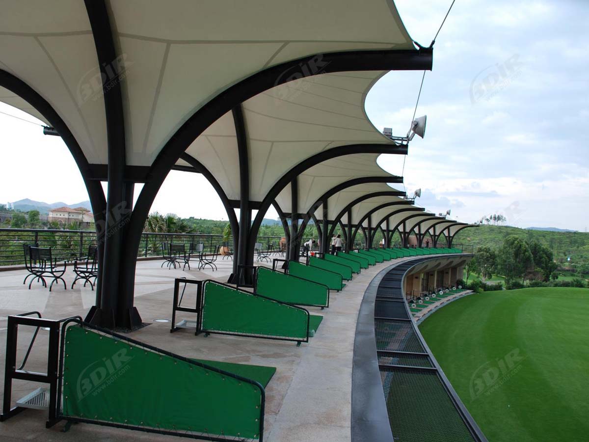 Golf Fahren Range Dach - Stoffschirm, Baldachin für Golfplatz