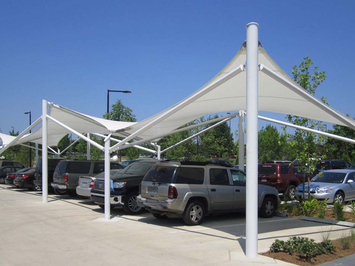 Hypar Type Car Parking Shades - Hypar Design Car Parking Shelter