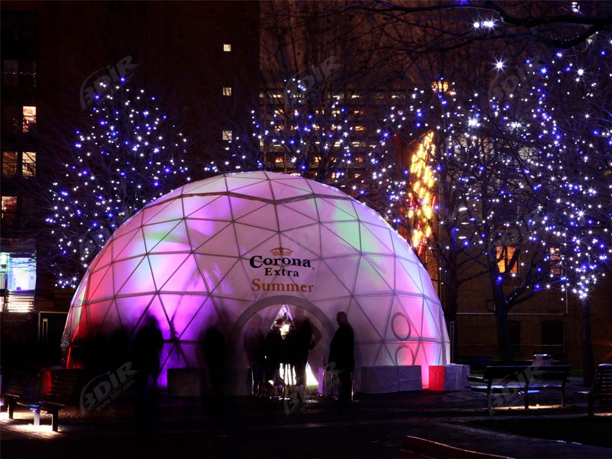 Immersive Dome, 360 Projection Dome, 3D Projection, Geodetische Koepeltent