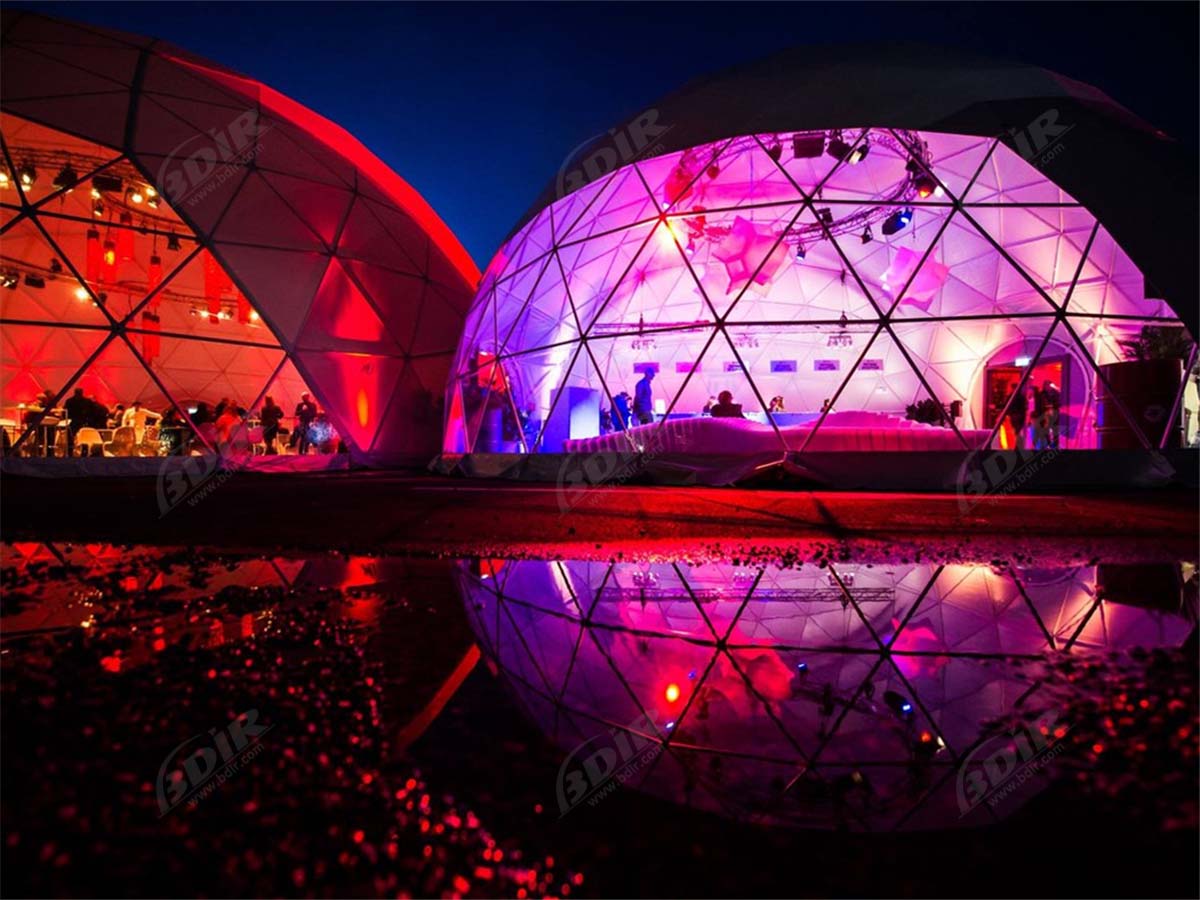 Immersive Dome, 360 Projection Dome, 3D Projection, Geodetische Koepeltent