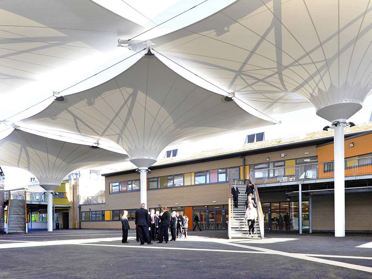 الصين Inverted Umbrella Tensile Structure - Shade, Sail, Canopy and Awning المورد Inverted Umbrella Tensile Structure - Shade, Sail, Canopy and Awning