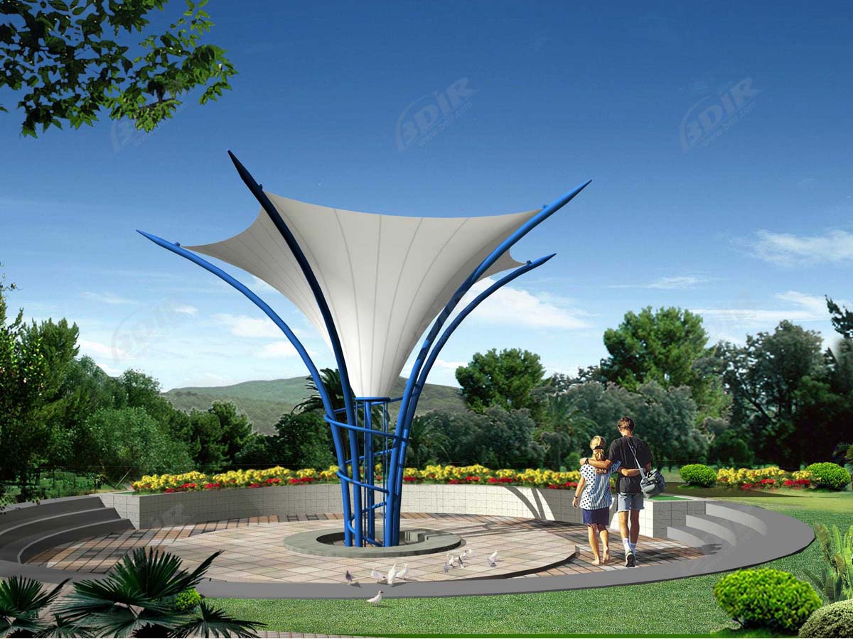 Inverted Umbrella Tensile Structure - Shade, Sail, Canopy And Awning