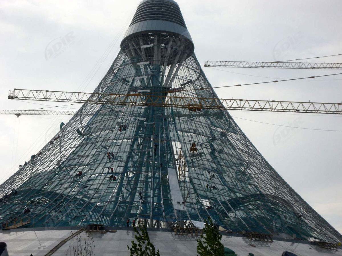 Khan Shatyr Entertainment Center - Coole ETFE Gevel Koepelstructuur