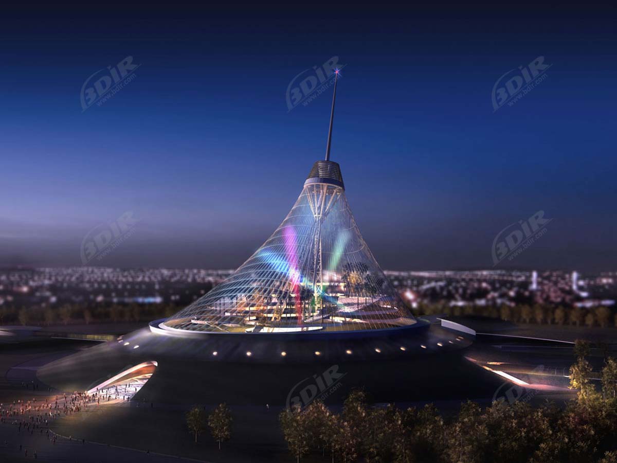 Khan Shatyr Eğlence Merkezi - Serin ETFE Cephe Kubbe Yapısı