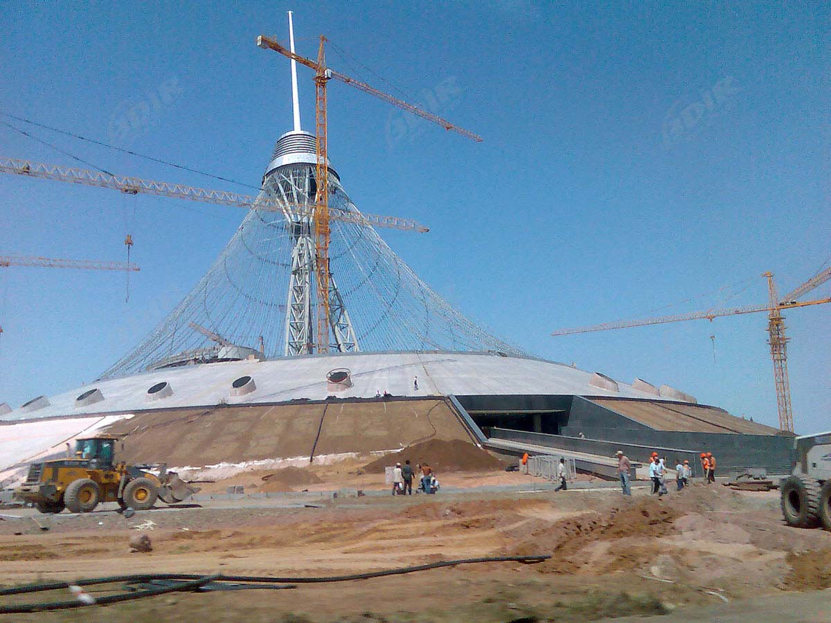 Pusat Hiburan Khan Shatyr - Struktur kubah Fasad ETFE Keren