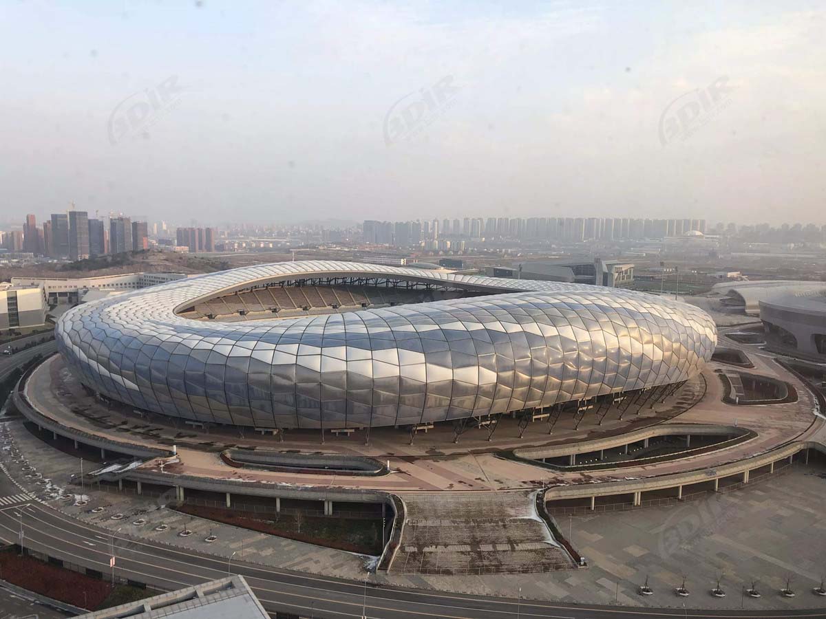 Atap Film ETFE Ringan & Fasad Untuk Stadion Sepak Bola & Olimpiade