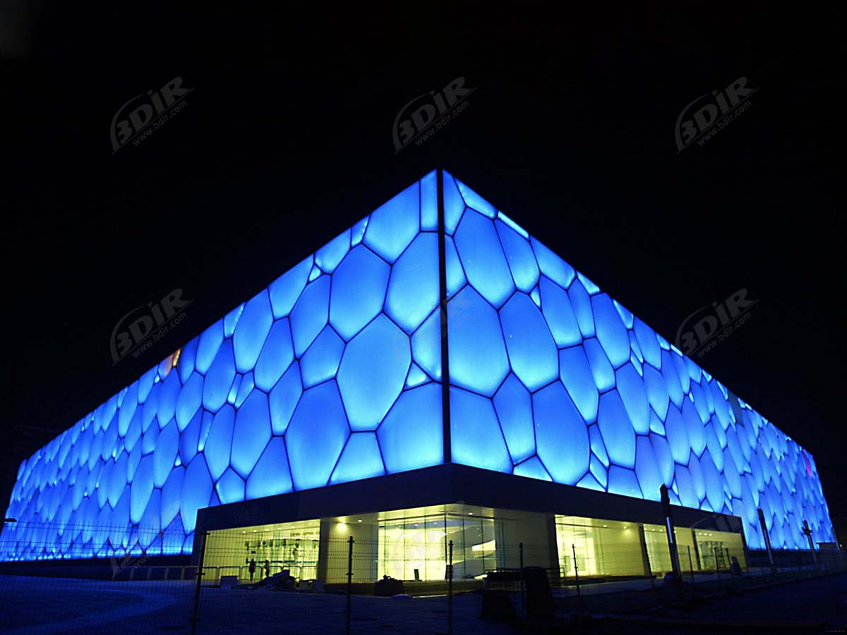 легкая пленочная крыша etfe & футбольный фасад & олимпийский стадион
