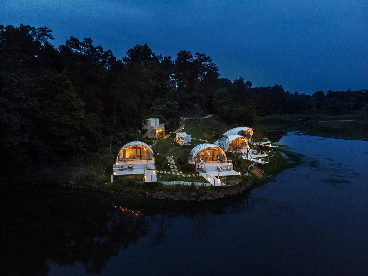 Tente de Luxe Cocoon Glamping House - Fabricant de Lodges de Tente Écologique